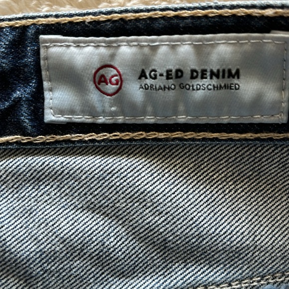 AG-ED DENIM, Adriano Goldschmied, The Erin pencil skirt distressed perfectly W-4 - Picture 3 of 11